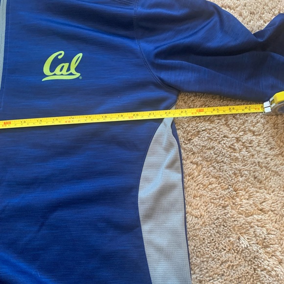 Cal Golden Bears Half Zip Dri Fit Pullover Size L Like New - Picture 7 of 8